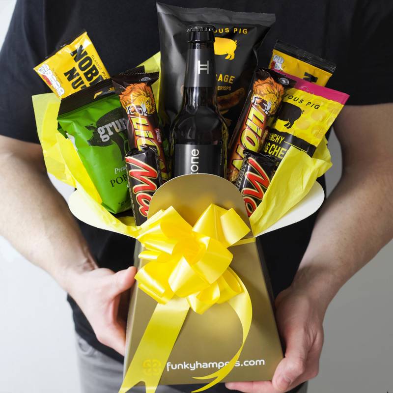 Hawkstone Lager and Premium Bar Snacks Bouquet