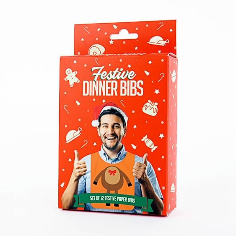 Festive Christmas Dinner Bibs