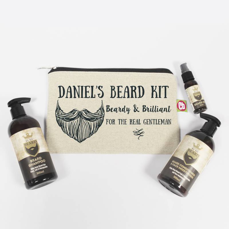 Personalised Beardy & Brilliant Beard Kit